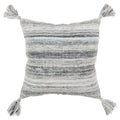 Rizzy Home Mottled Pattern 20" x 20" Poly Pet Pillow Cover Charcoal