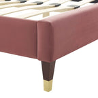 Modway Juniper Platform, King, Dusty Rose