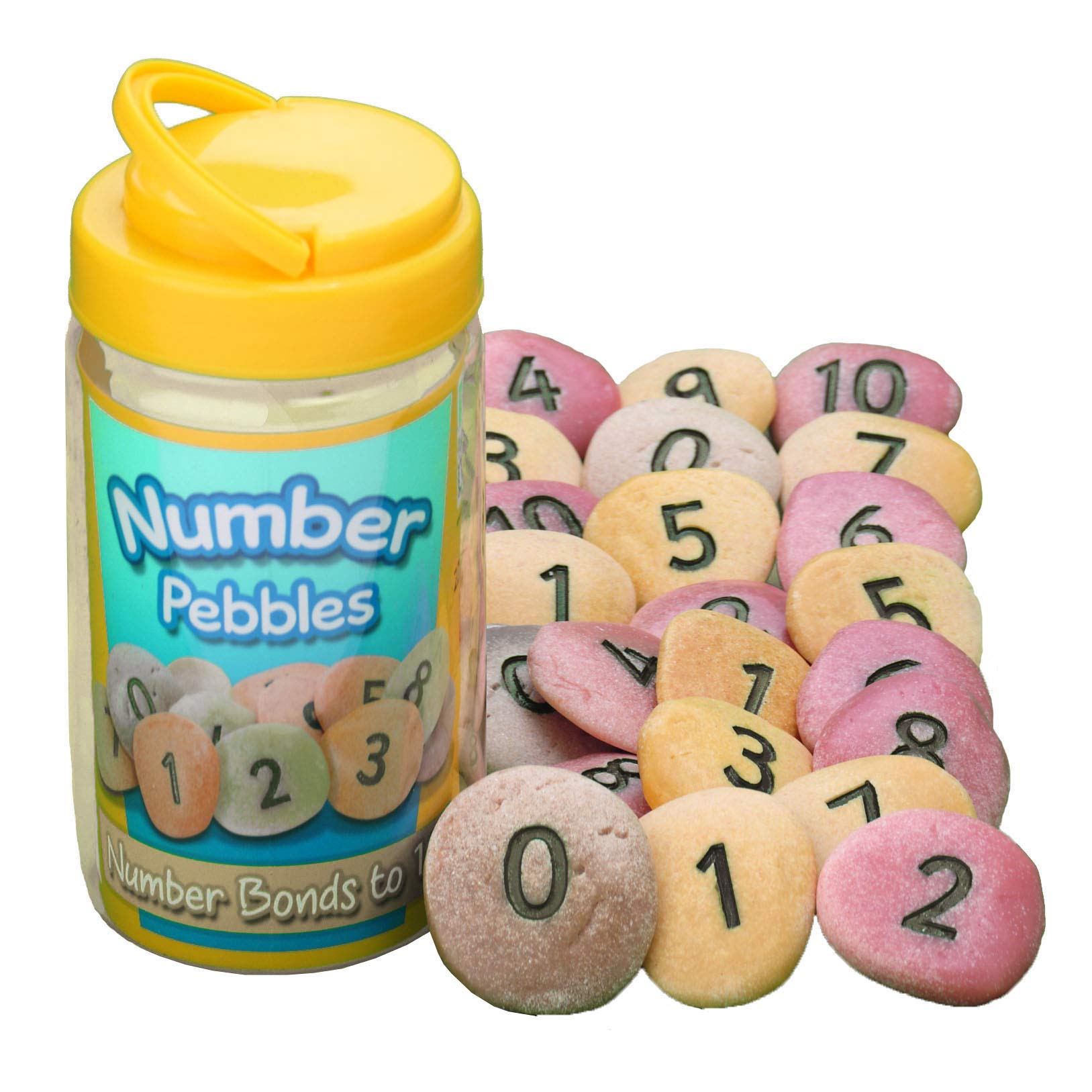 Yellow Door Yus1010 Number Pebble (Pack Of 22)