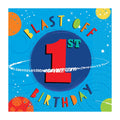 Blast Off 1st Birthday Beverage Napkins-16pc