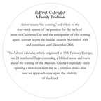 Round Hanging Religious Catholic Advent Calendar 2024, For We Have Seen His Star Nativity Scene Colorful Countdown To Christmas