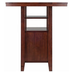 Winsome Albany High Dining Table, Walnut, 29.92 in x 41.73 in x 35.83 in