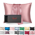 22 Momme Mulberry Silk Pillowcase For Hair And Skin Made In Usa, 6A Grade 100% Silk Pillow Cases With Zipper Standard Size, Orga