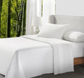 California Design Den Rayon From Bamboo Sheets, Queen Size Bed Luxury Silk Sheets 4 Piece Sheet Set, Cooling Sheets, White Bedsh