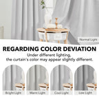 Deconovo Room Darkening Curtains, Back Tab And Rod Pocket Curtains Blackout Curtains - Thermal Insulated For Bedroom, Windows 52X72 Inch, Platinum, 2 Panels