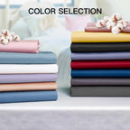 100% Cotton Standard Pillowcases Set Of 2, Deep Dream 600 Thread Count Pillow Cases, 20X26 Inches, Super Soft And Breathable Env