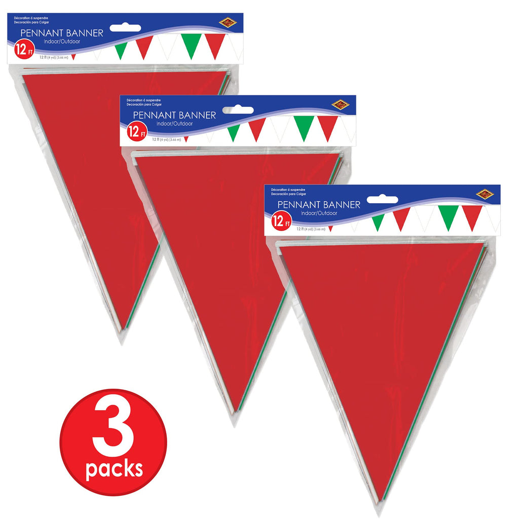 Rwg Indoor/Outdoor Pennant Banner Party Accessory