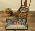 Park Designs House and Sunflowers Hooked Rug