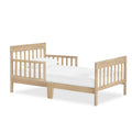 Dream On Me Finn Toddler Bed in Vintage White Oak, Greenguard Gold and JPMA Certified, Non-Toxic Finish, Made of Sustainable New