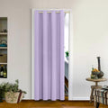 Mysky Home Light Purple Door Curtains For Doorway Lilac Closet Curtain For Living Room Grommet Room Darkening Curtain For Bedroom Thermal Insulated Blackout Curtain, 1 Curtain Panel, 52 X 72 Inch