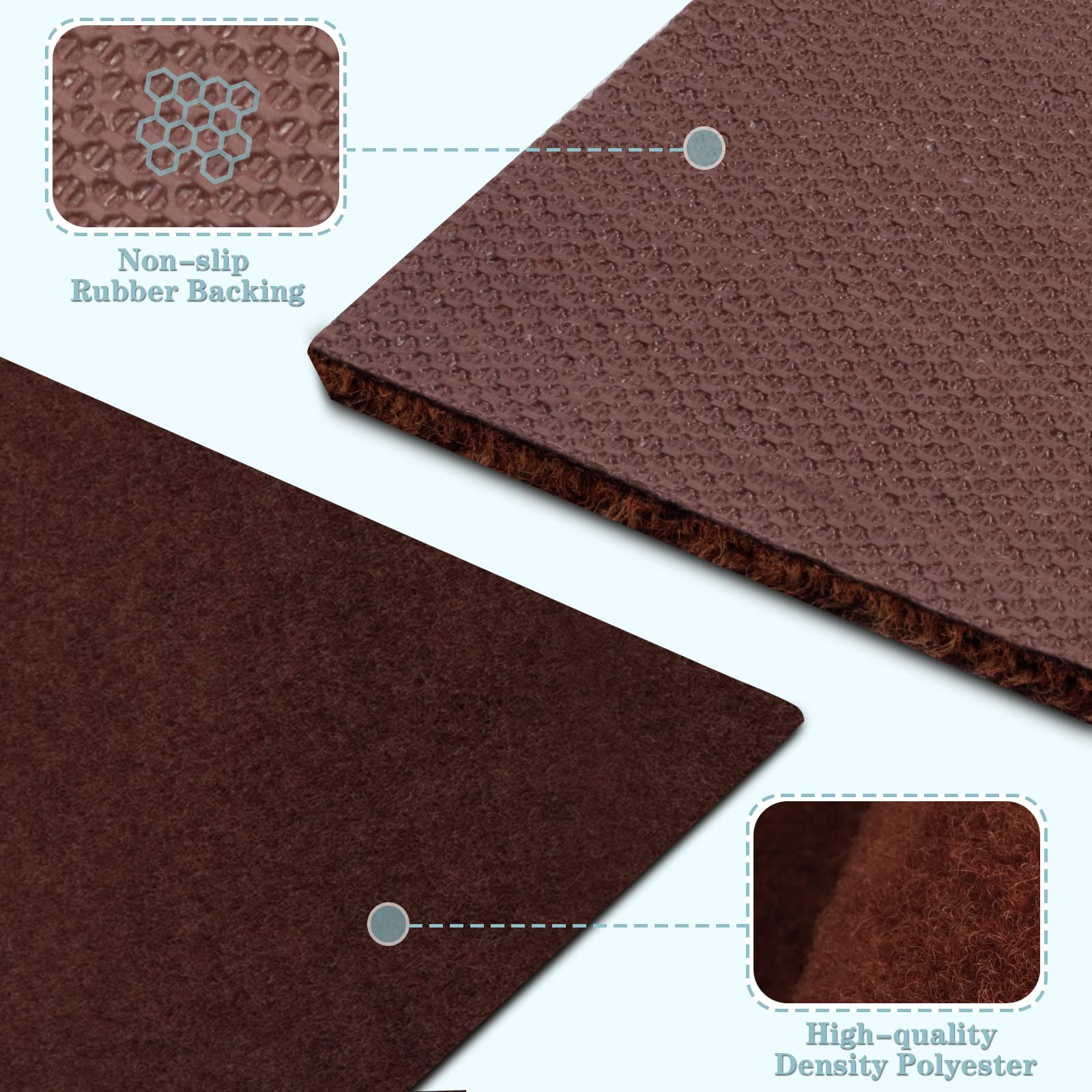 Runner Rug 4Ft X 56Ft, Ayoha 2'-82' Utility Carpet Runner For Entryway Hallway Aisles Balcony Garages, Area Rugs With Non-Slip R