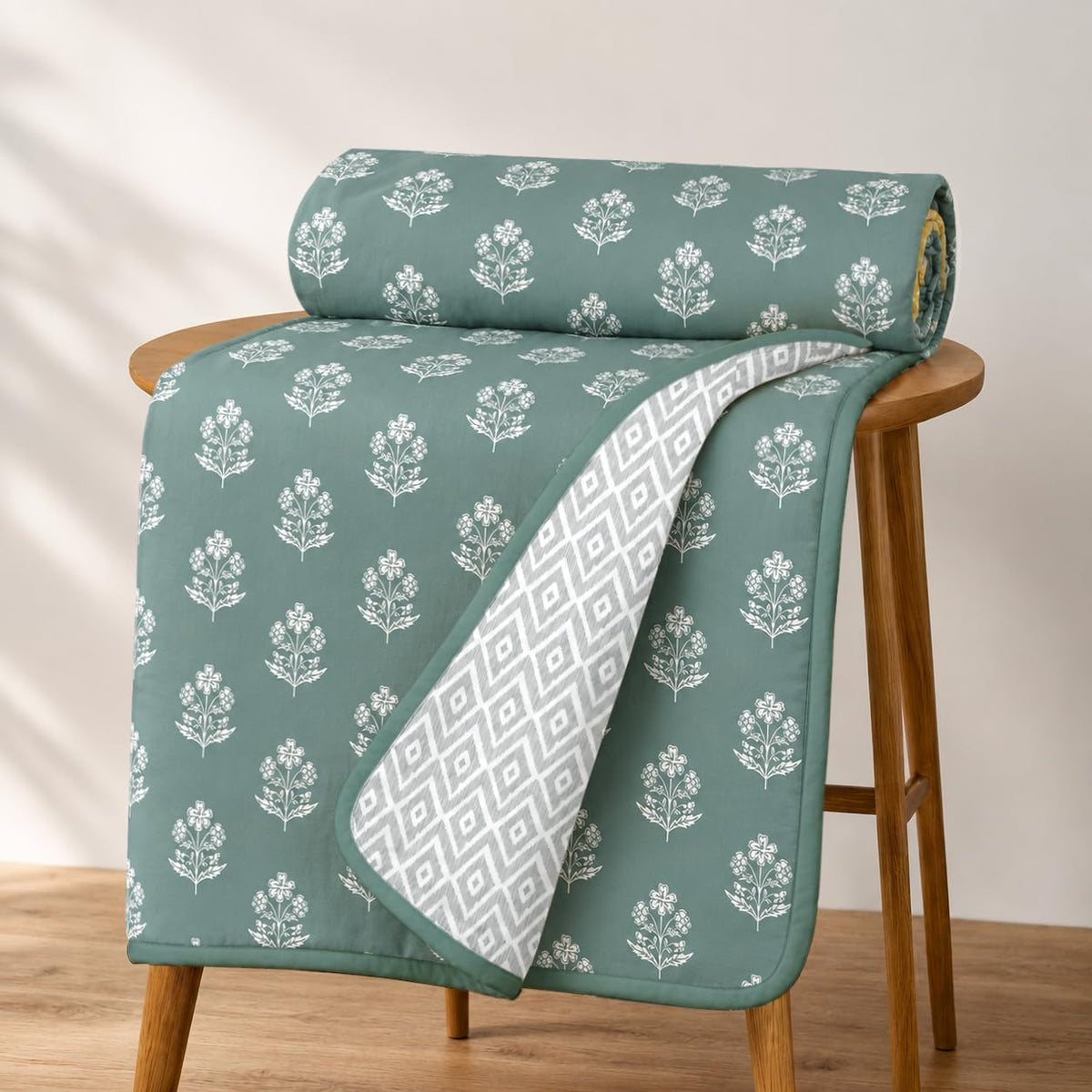 Cloth Fusion All Season 100% Cotton Dohar, Double Bed 84x90 inch