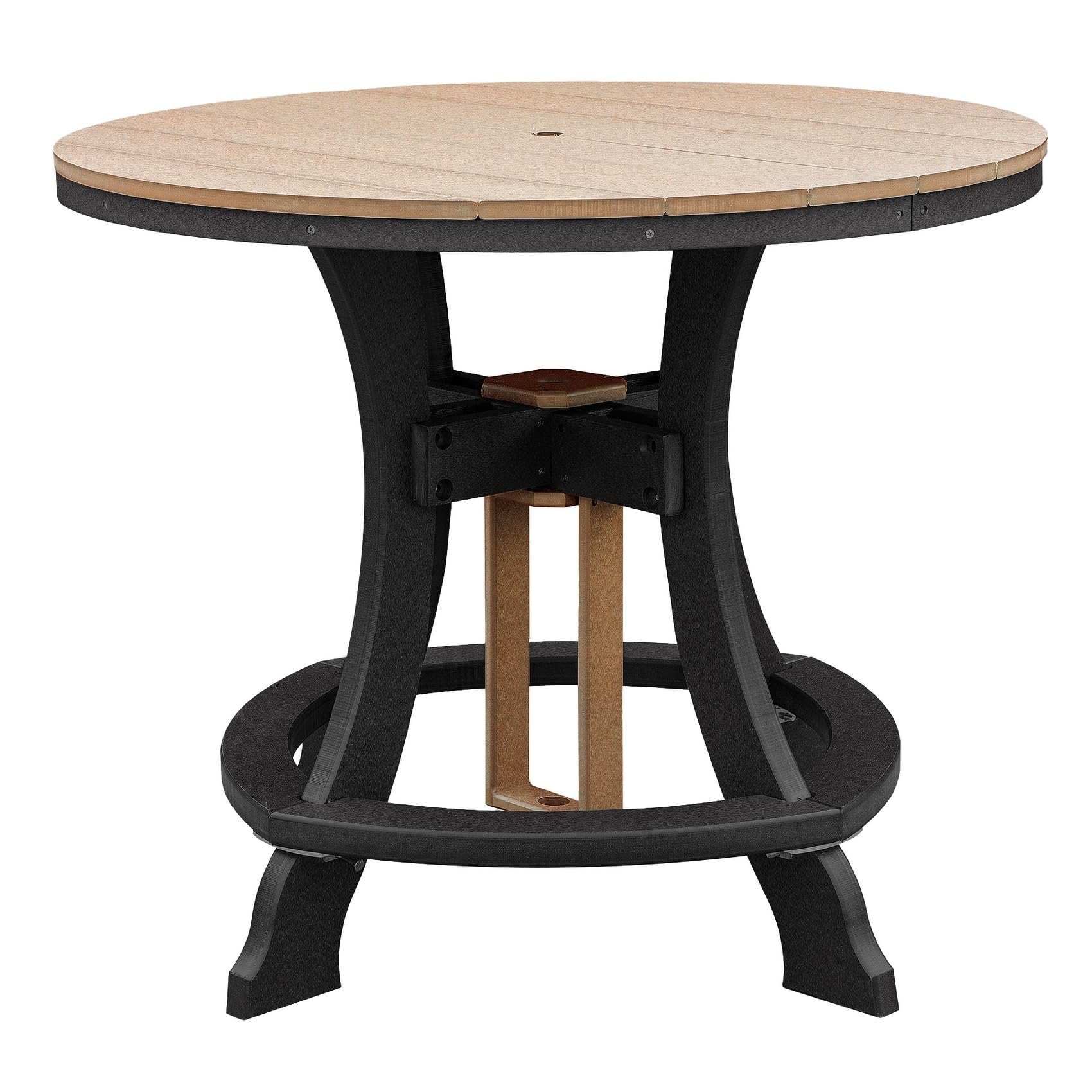 American Furniture Classics Counter Height Dining Table, Cedar on Black