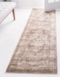 Unique Loom Sofia Collection Area Rug - Salle Garnier (2 x 3 11 Runner, Beige/ Ivory)