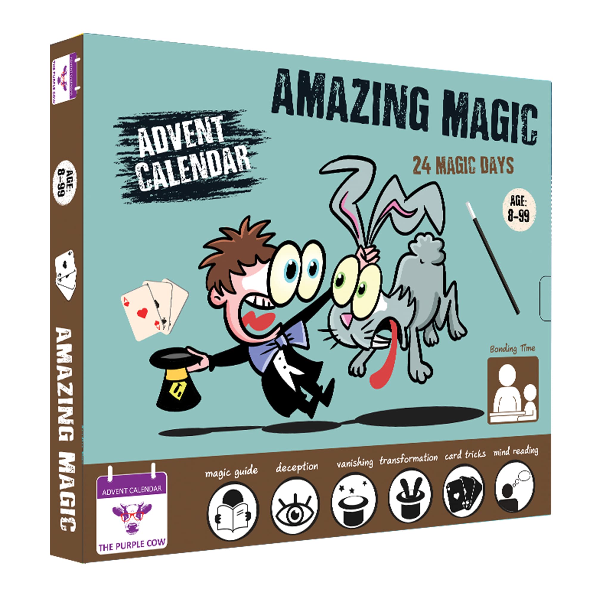 New 2024 Advent/Countdown Calendar Amazing Magic. 24 Easy to Learn Magic Tricks. Comes with a Step-by-Step Picture Guide + Video