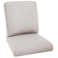 Outdoor Chair Cushions For Patio Furniture - Set Of 1 Outside Durable Thick Replacement Cushion 22X24 With Zipper Cover For Wick