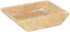 Creative Home Rose Marble Stone Boat Shaped Candle Holder-Small