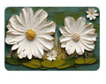 5D Flower Print Doormat, NonSlip Washable Floor Mat, Quick Dry, Super Absorbent, MultiPurpose Door & Bath Mat with Floral Rais