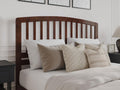 AFI Richmond Queen Size Headboard with Attachable Charger in Walnut