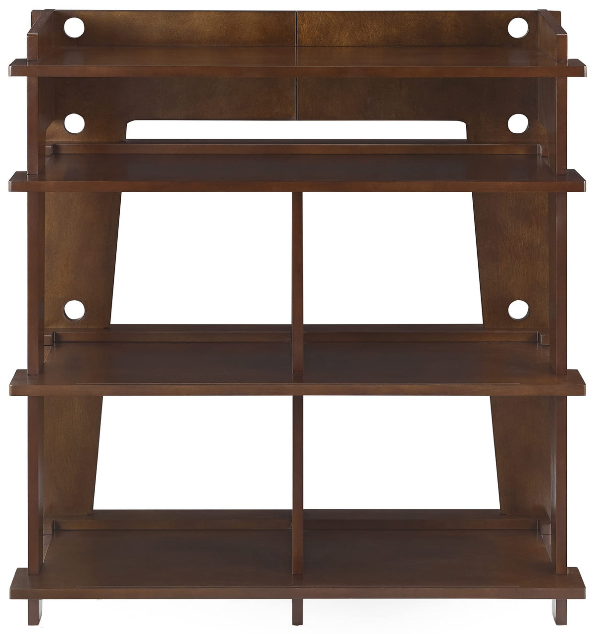 Crosley Furniture Soho Media Console, Record Player Stand With Vinyl Storage, Modern Home Organizer, Mahogany
