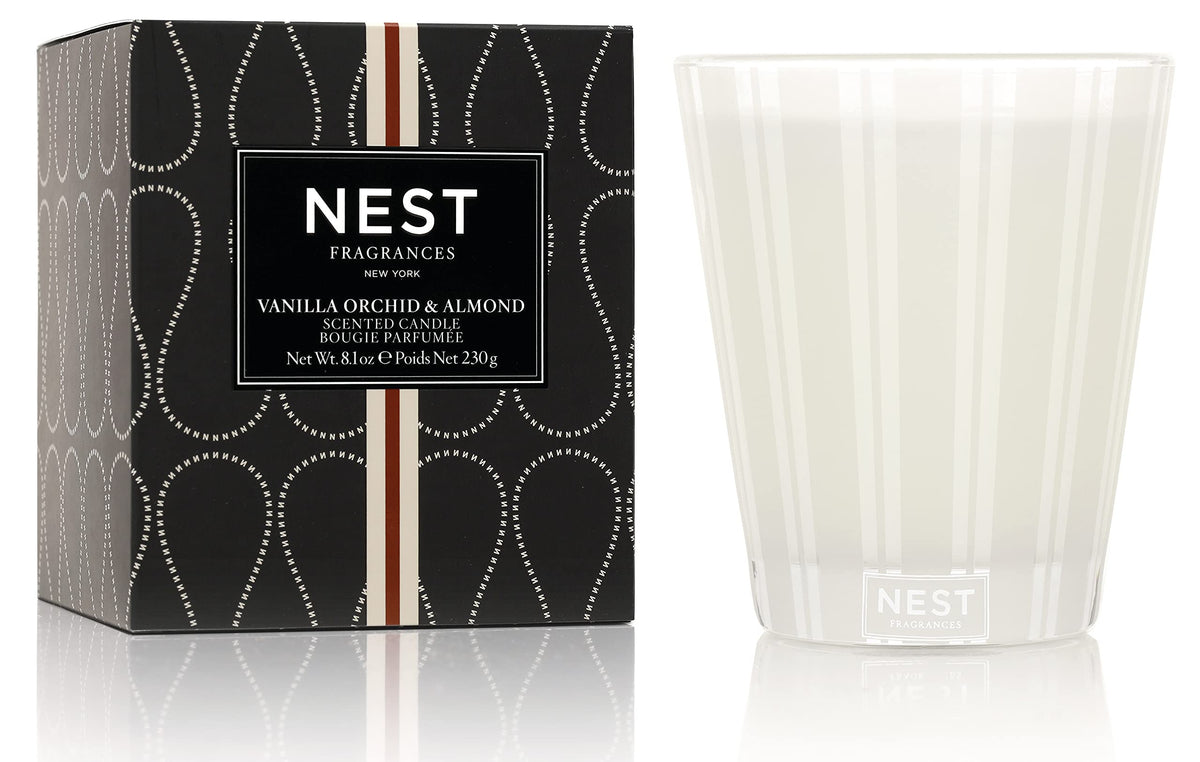 NEST Fragrances Classic Candle- Vanilla Orchid & Almond , 8.1 oz - NEST01-VO