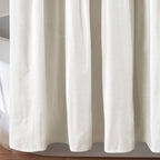 Lush Decor Linen Button Shower Curtain, 72'' X 72'', Blush & White