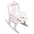 My Bambino Personalized Childs Puzzle Rocking Chair (Red Ladybug)