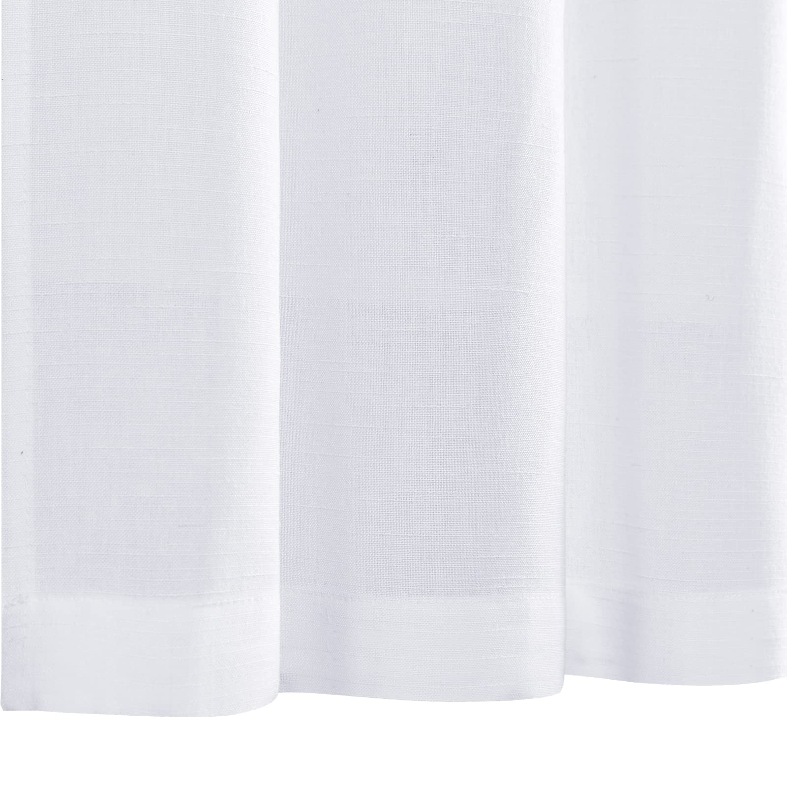 Jinchan Beige Kitchen Curtains 36 Inch Linen Tier Curtains Tab Top Cafe Curtains Farmhouse Small Window Curtains Flax Country Rustic Light Filtering For Bathroom Laundry Room Rv 2 Panels Crude
