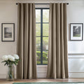 Lazzzy Tan Velvet Curtains Room Darkening Thermal Insulated Curtains 108 Inch Length Soundproof Noise Reducing Drapes For Bedroom Living Privacy Home Decor Rod Pocket, 2 Panels