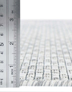 Unique Loom Outdoor Solid Collection Area Rug (7' 10'' X 10' Rectangle Light Gray/Ivory)