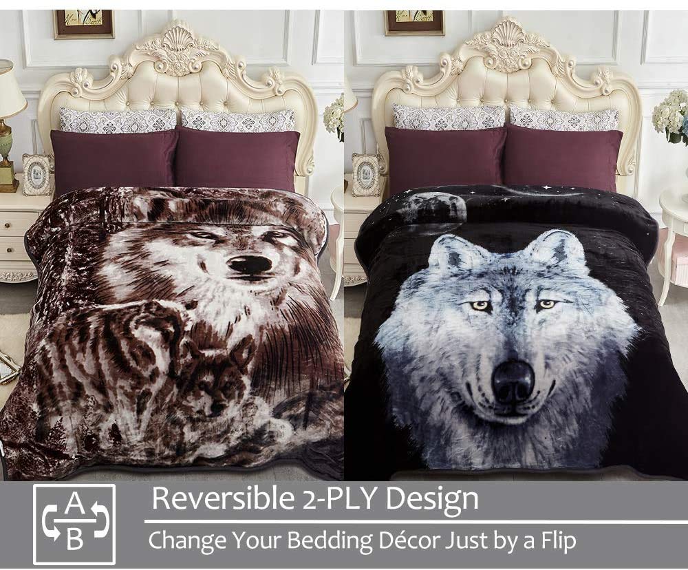 Jyk Fleece Plush Blanket 4.5 Lb, 1 Ply, Korean Mink Blanket King 85' X 95' - Super Soft And Warm, Lightweight And Cozy Fuzzy S