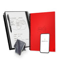 Rocketbook Core Reusable Spiral Notebook, Letter Size 8.5X11, Red - Dotted Pages, App-Connected, Erasable, Durable Cover, Ideal