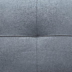 Serta Rane Convertible Sofa Lounger Microfiber Light Grey Full