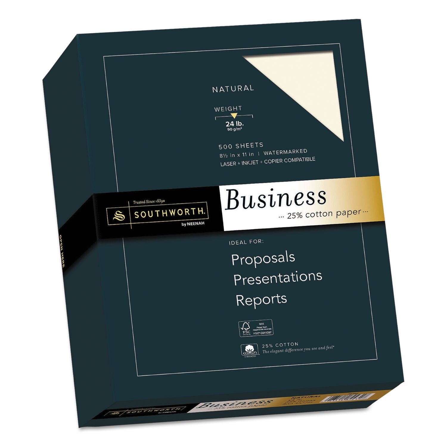 Southworth 24Lb 25% Cotton Business Paper