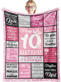 Hocgiwd Gifts For 10 Year Old Girl,10 Year Old Girl Birthday Gifts, 10 Year Old Girl Gift Ideas Blanket, Birthday Gifts For 10 Y