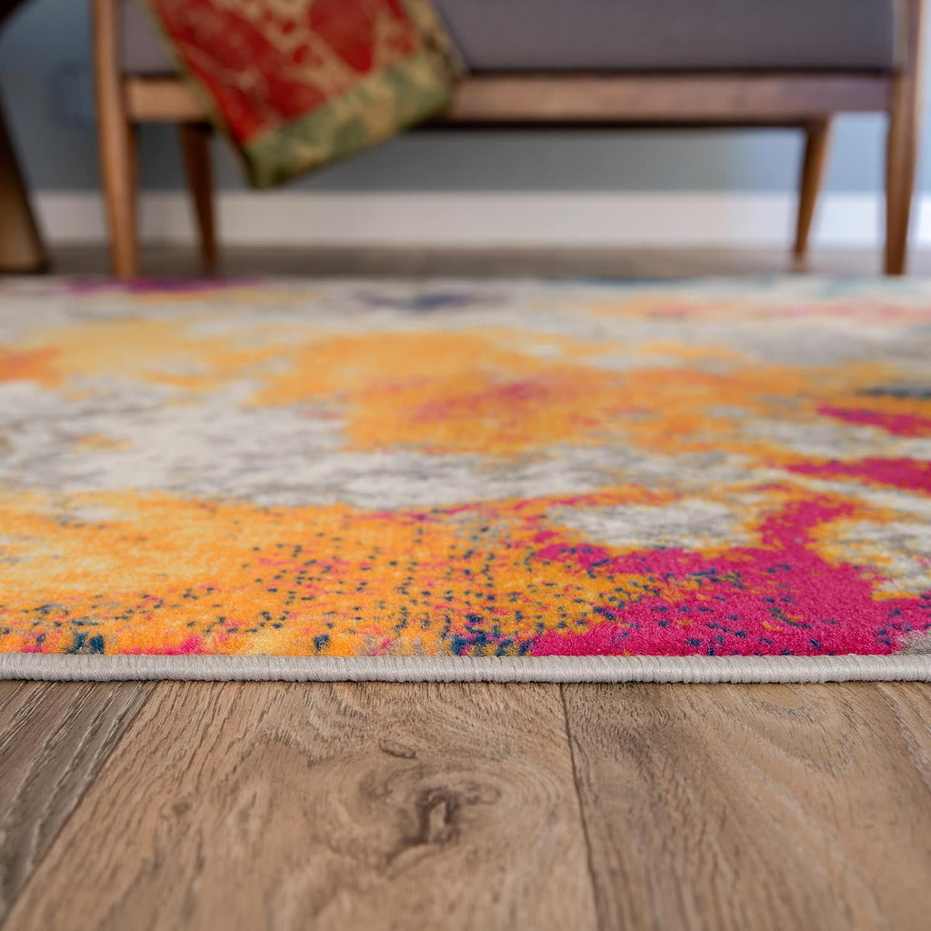 Rugshop Sky Collection Modern Abstract Area Rug 2'7'' X 4' Multi