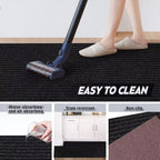 Gotohipi Runner Rug 4'X37'Indoor Outdoor Utility Carpet,Area Rugs With Non Slip Rubber Backing For Hallway Kitchen Entryway Balc