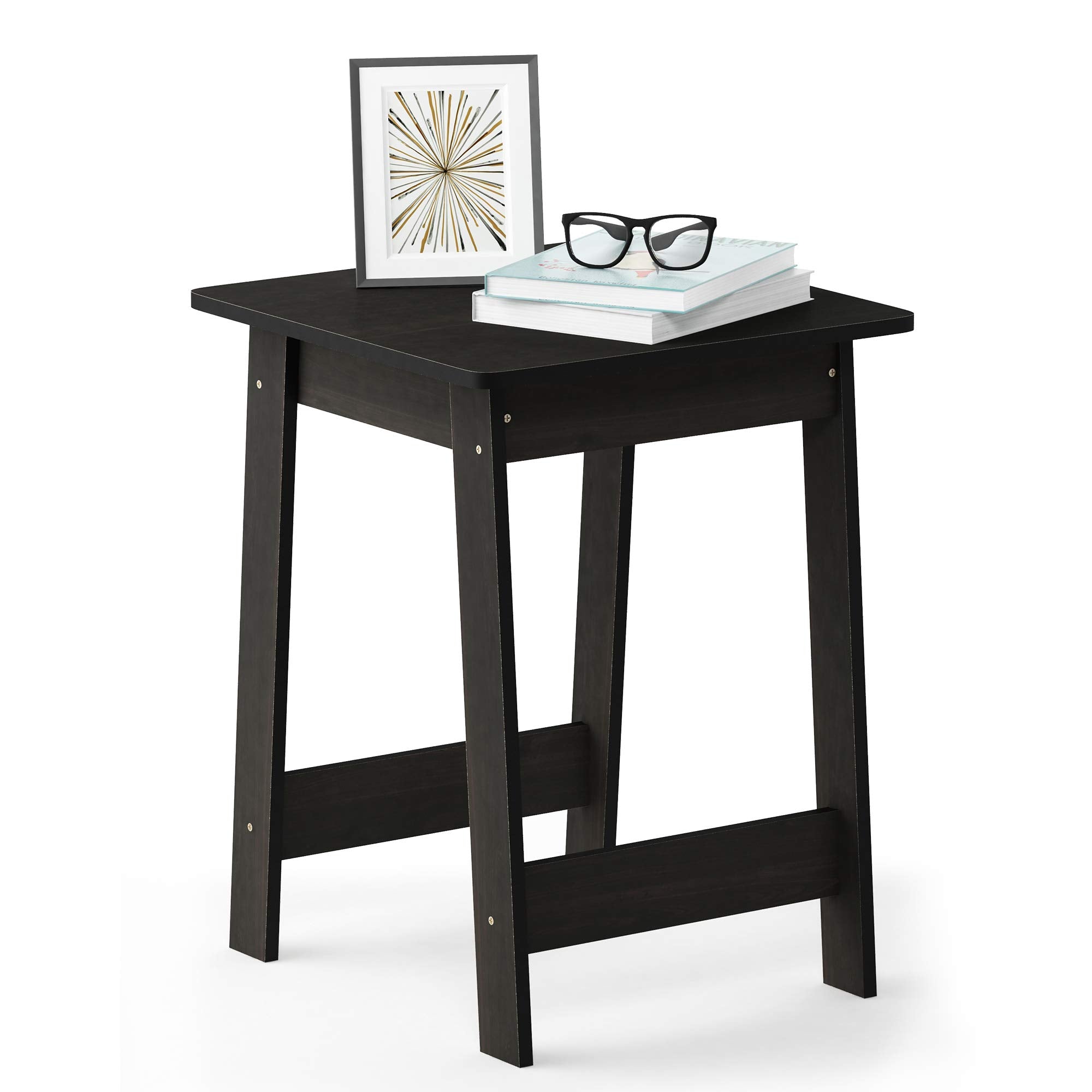 FURINNO Beginning, End Table, Espresso