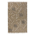Kosas Home Belfast 60 x 96 Geometric Wool & Jute Area Rug in Khaki