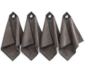 Remooble 4 Pack Magnetic Microfiber Cleaning Cloth Dry Erasers For Whiteboards - Towel Hangs On Metal Edged White Boards, Glassb