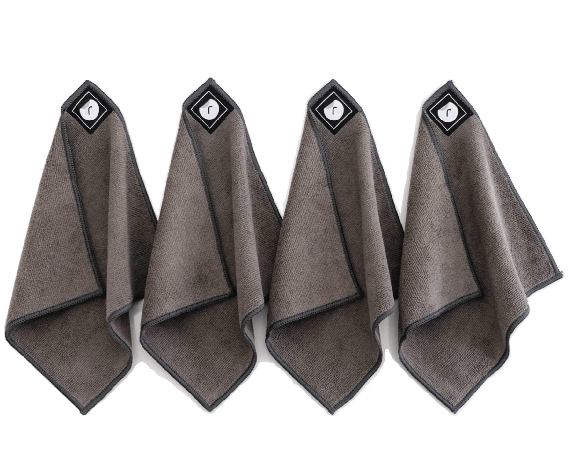 Remooble 4 Pack Magnetic Microfiber Cleaning Cloth Dry Erasers For Whiteboards - Towel Hangs On Metal Edged White Boards, Glassb