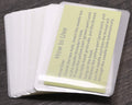 Onlykxy 2.5X3.7-Inches Transparent Universal Thermal Laminating Sheets Pouches Premium Films For Laminator Machine - Photo Paper