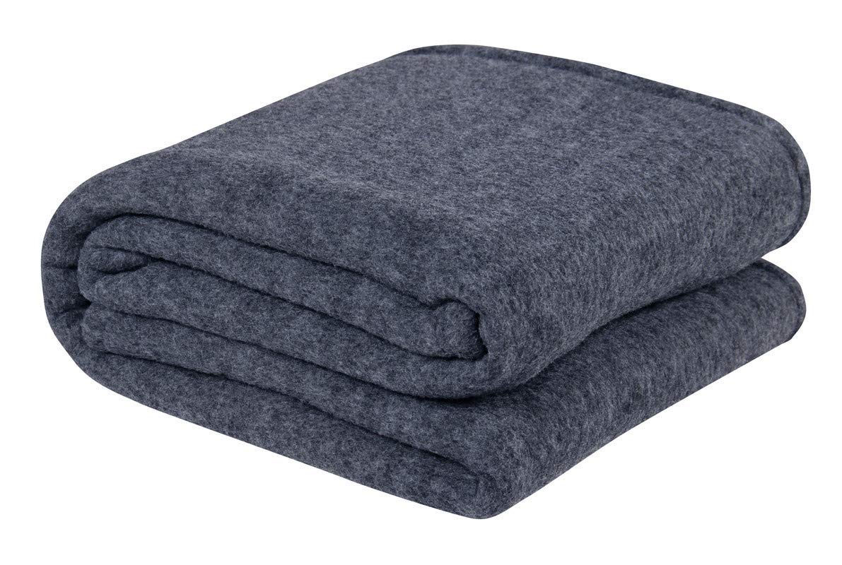 HOMEKART 300 GSM Special for Heavy Winter Plain Light Weight and Warm Woollen 300 TC Blanket for Single Bed (152X220 Cm, ColorG