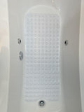 Sultans Linens Non Slip Bath Mat Bubble Texture with Suction Cups, Machine Washable