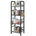 YMYNY 4 Tier Bookshelf, Freestanding Bookcase for Living Room, Bedroom, Home Office, Multi-Functional Storage Rack Organizer, Di