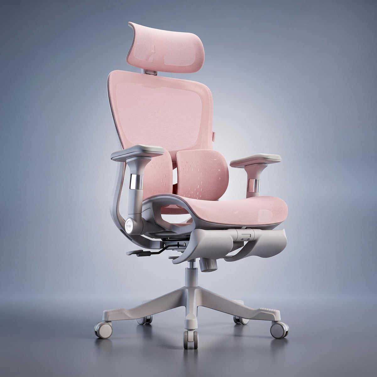 Drogo Axion Ergonomic Office Chair For Home & Work | Dualwing Dynamic Lumbar Support, 5D Armrests, 3D Headrest | Breathable Mes
