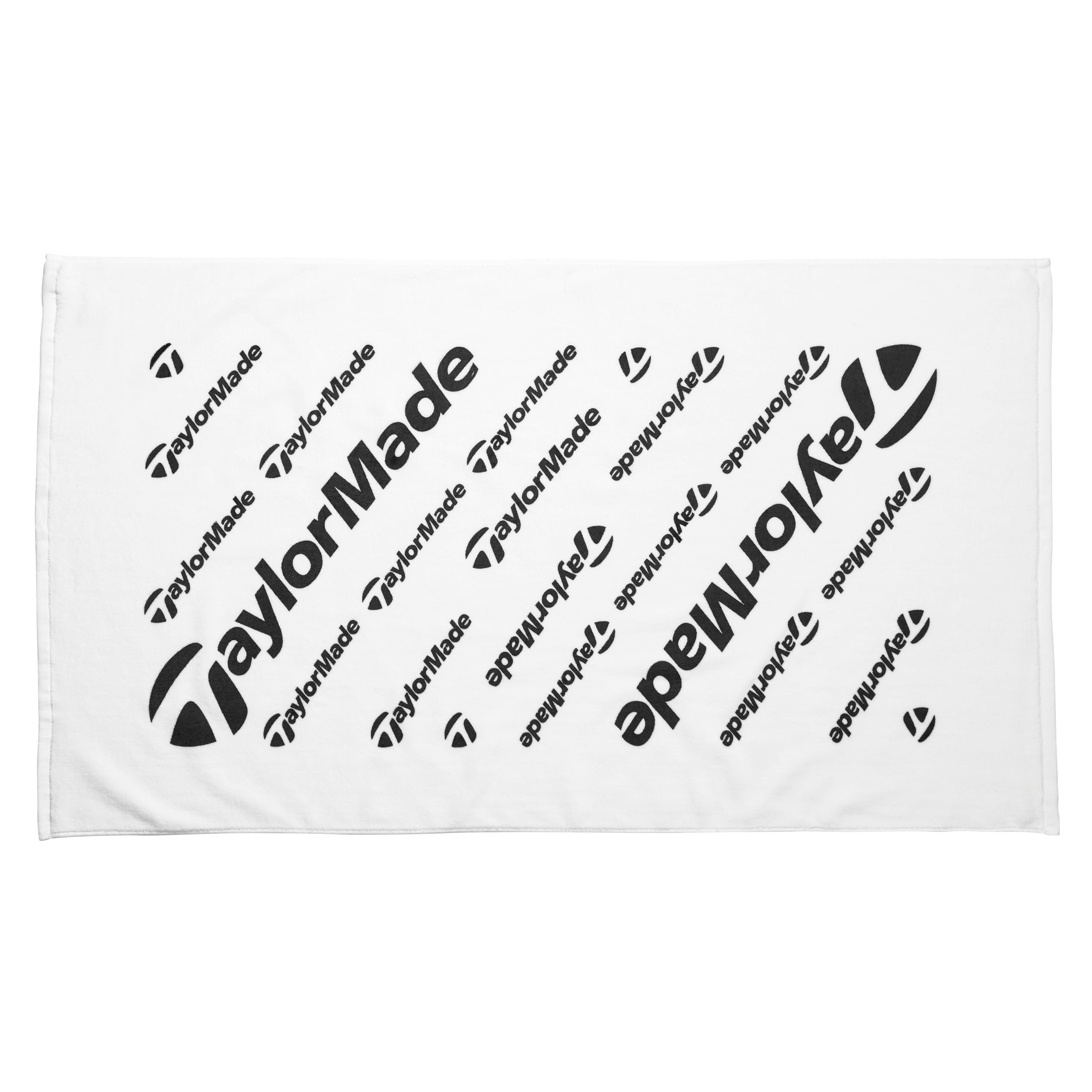 TaylorMade Golf Tour Towel, White Small