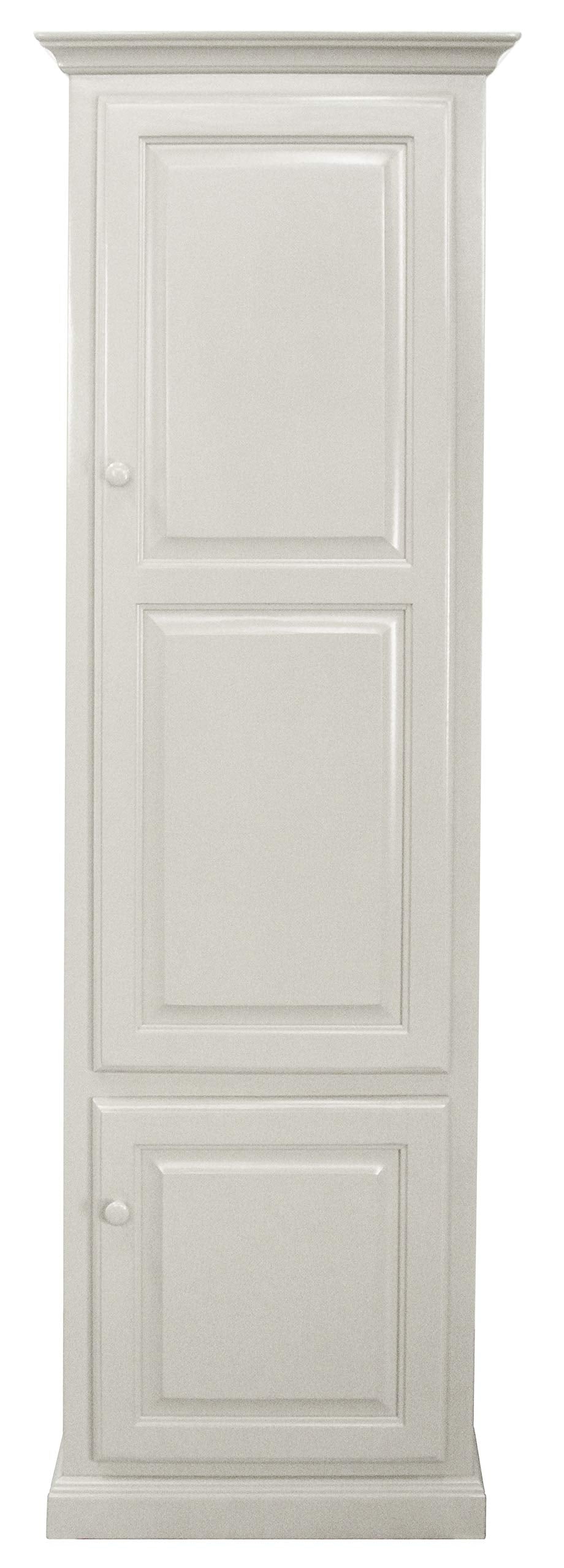 American Heartland Poplar Single Door Pantry, Soft White