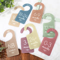 Whaline Acrylic Baby Closet Dividers Boho Hanging Acrylic Infant Clothes Hanger separators Baby Closet Organizers Thicken Baby W