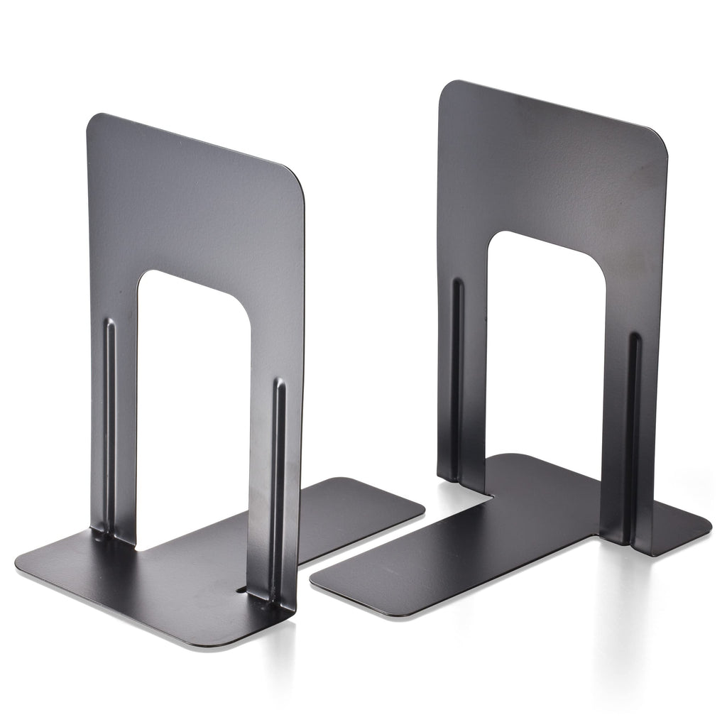 Officemate Non-Skid Bookends, 9   , Non-Skid Base, Chip Proof Enamel Coating (93051)